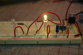 Breadboarded Circuit